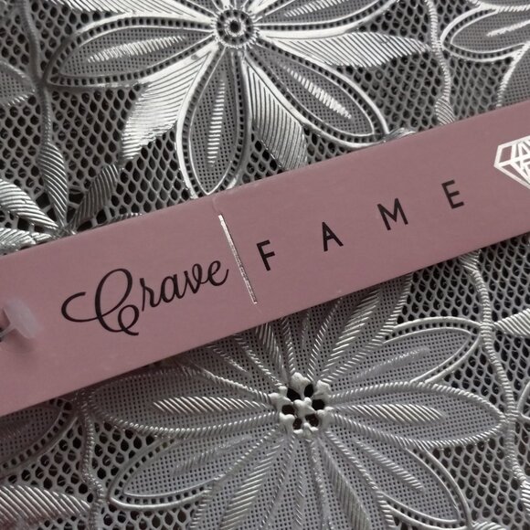 NWT Grave Fame Pink Sequin Camisole Top L | V-Neck | Adjustable Drawstring Waist - Picture 7 of 7